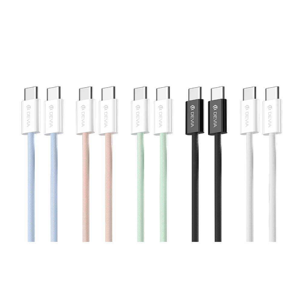 Devia kabel Smart EC325 PD USB-C - USB-C 1,0 m 60W 3A zielony / 3