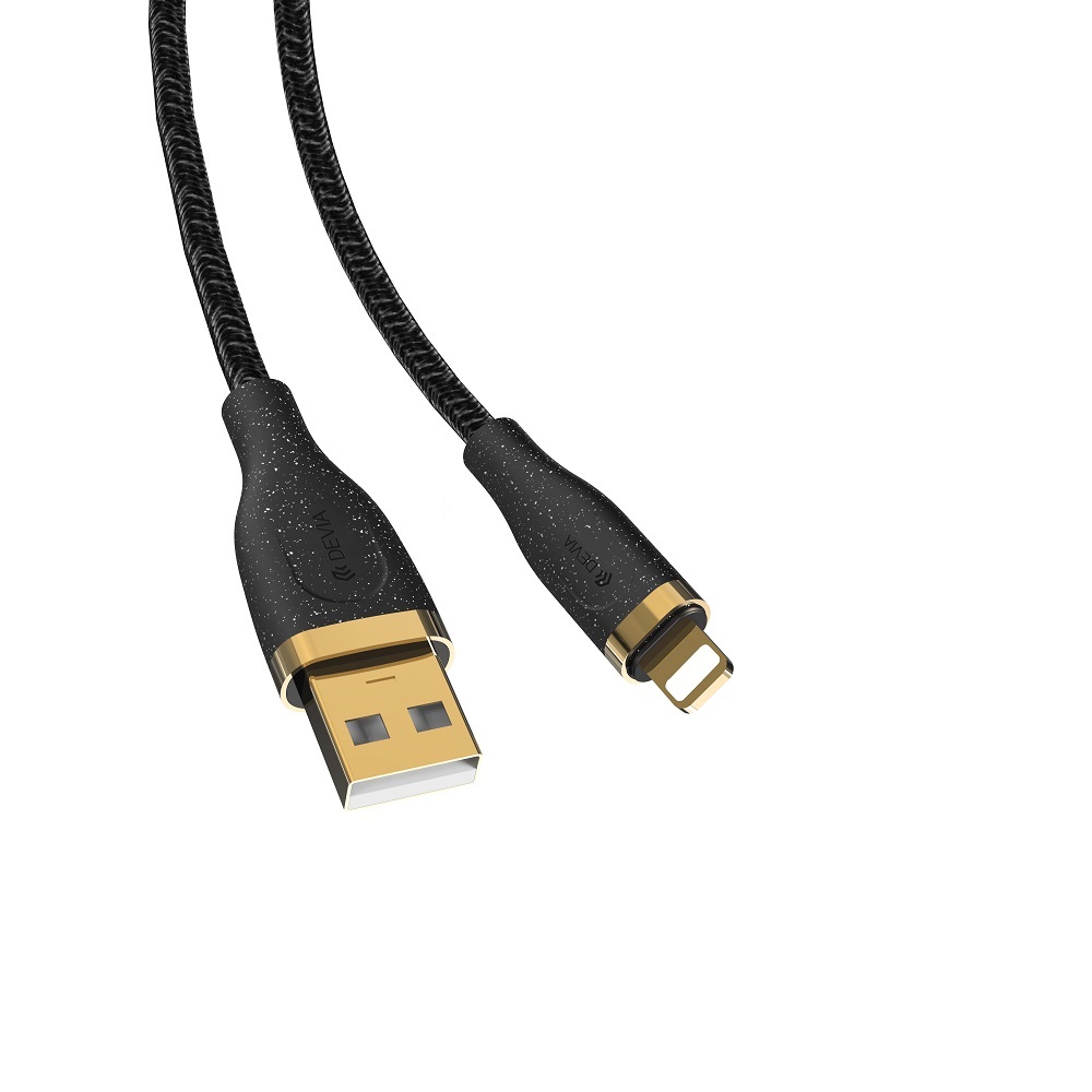 Devia kabel Star USB - Lightning 1,5 m 2,4A czarny / 2