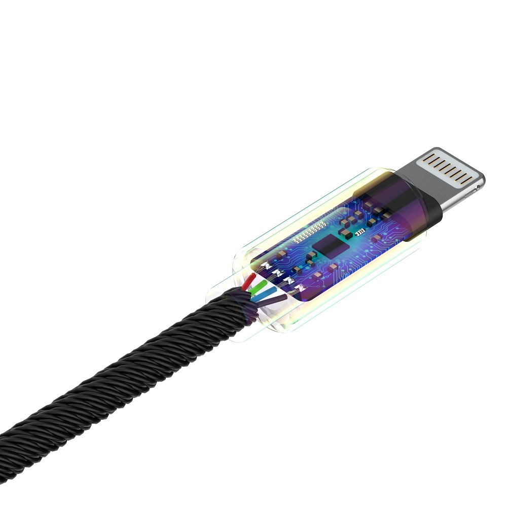 Devia kabel Storm 8-pin czarny 1m 2,1A / 2