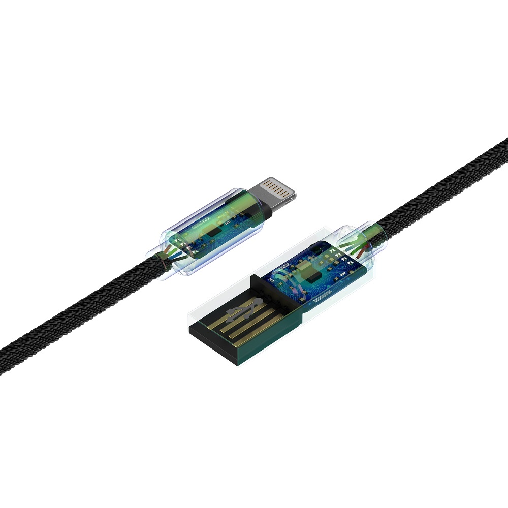 Devia kabel Storm 8-pin czarny 1m 2,1A / 3