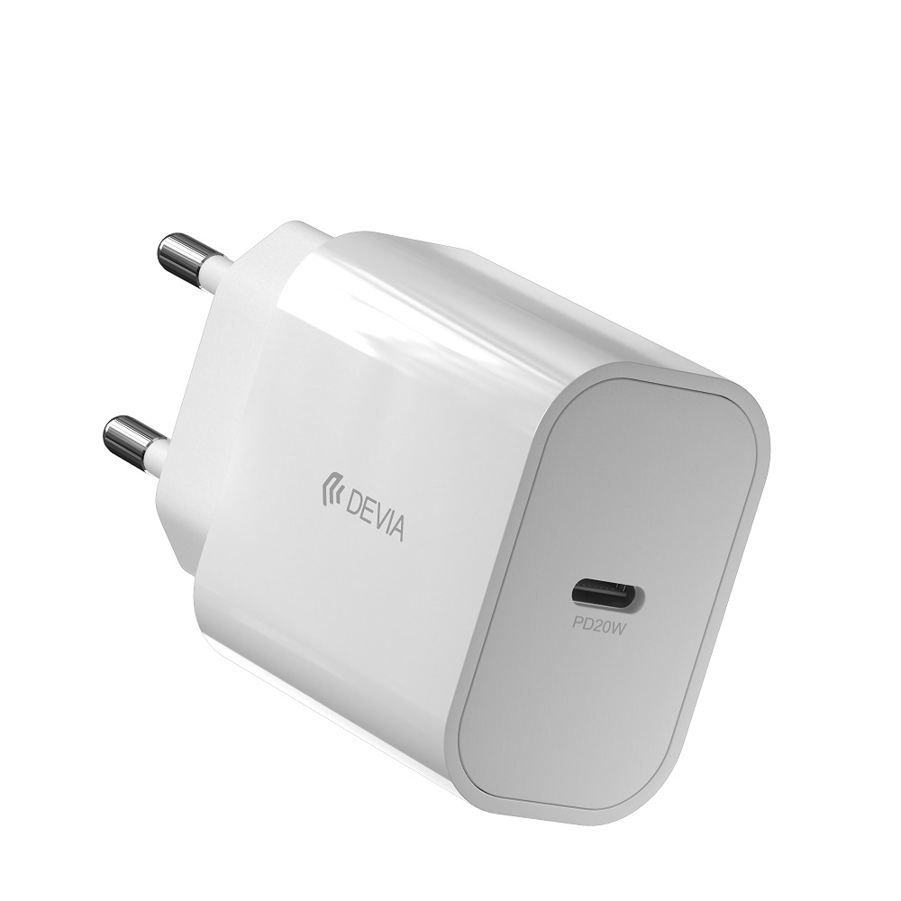 Devia adowarka sieciowa Smart PD 1x USB-C 20W biaa / 2