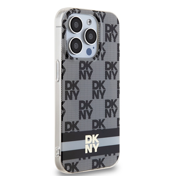 DKNY nakadka beowa HC Magsafe pc tpu checkered pattern w printed stripes Apple iPhone 15 Pro Max / 4