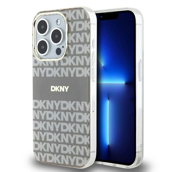 DKNY nakadka beowa HC Magsafe pc tpu repeat texture pattern w stripe Apple iPhone 15 Pro