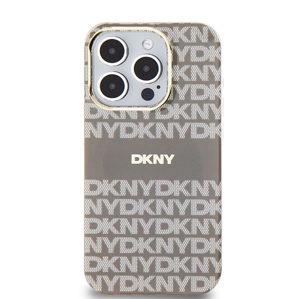 DKNY nakadka beowa HC Magsafe pc tpu repeat texture pattern w stripe Apple iPhone 15 Pro / 3