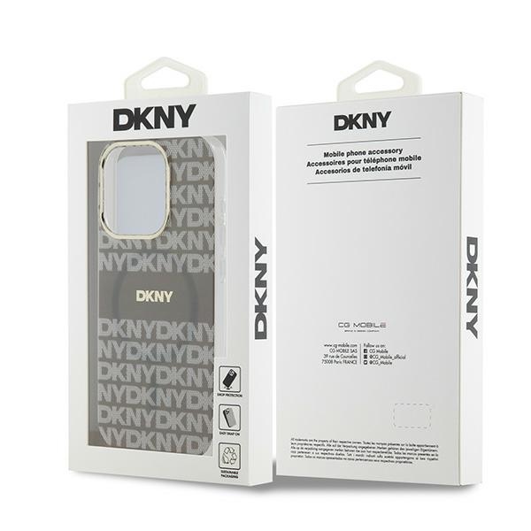 DKNY nakadka beowa HC Magsafe pc tpu repeat texture pattern w stripe Apple iPhone 15 Pro / 8