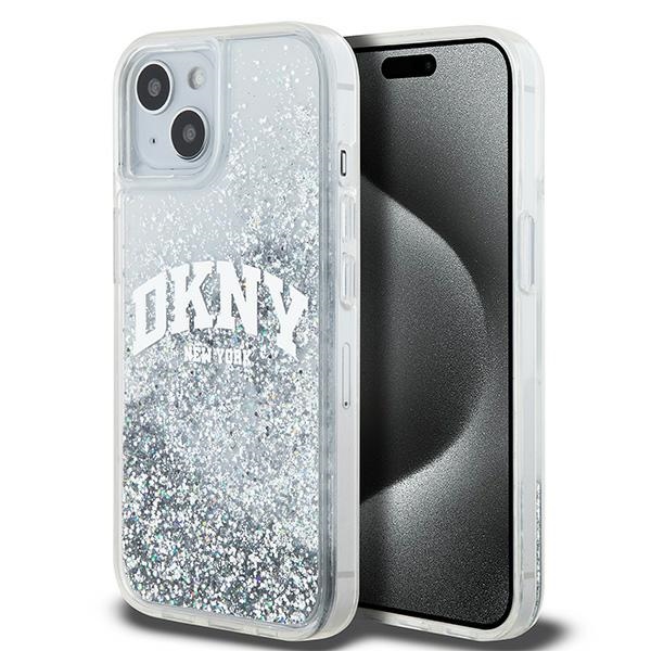 DKNY nakadka biaa HC liquid glitters w arch logo Apple iPhone 15