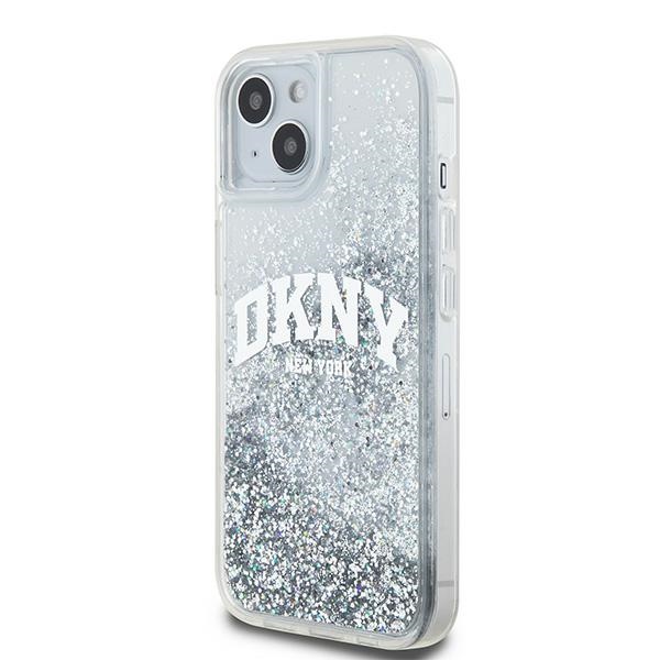 DKNY nakadka biaa HC liquid glitters w arch logo Apple iPhone 15 / 2