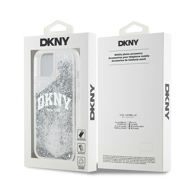 DKNY nakadka biaa HC liquid glitters w arch logo Apple iPhone 15 / 8