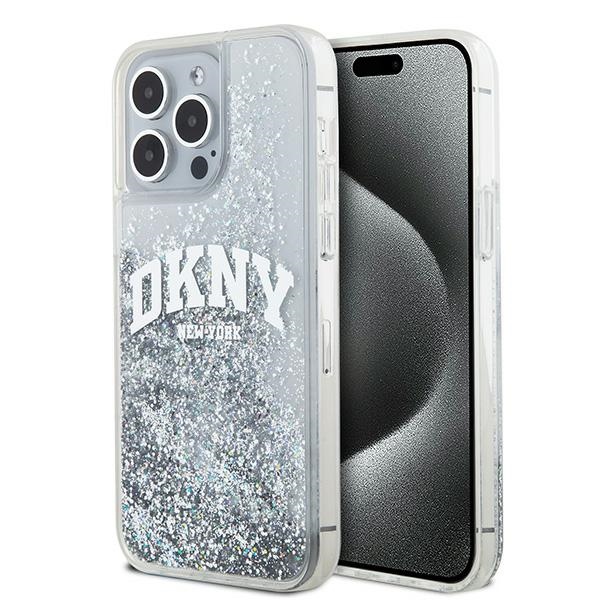 DKNY nakadka biaa HC liquid glitters w arch logo Apple iPhone 15 Pro