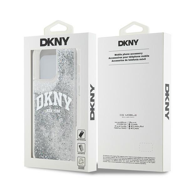 DKNY nakadka biaa HC liquid glitters w arch logo Apple iPhone 15 Pro / 8