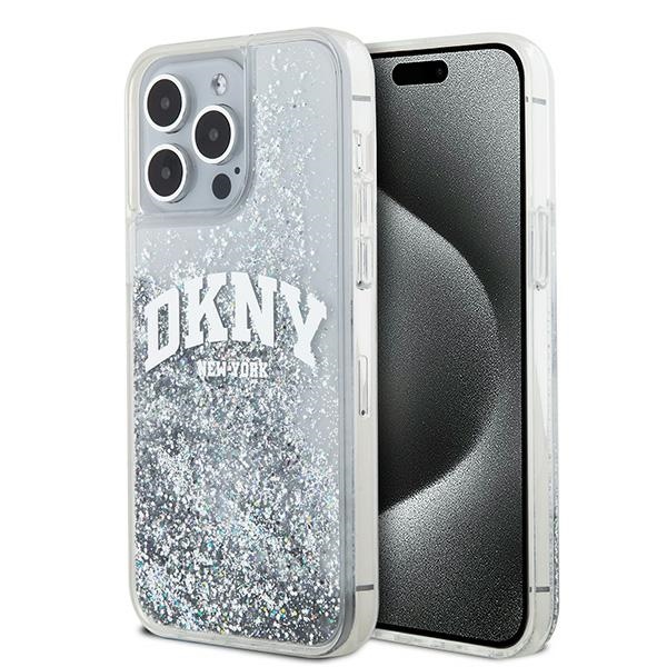 DKNY nakadka biaa HC liquid glitters w arch logo Apple iPhone 15 Pro Max