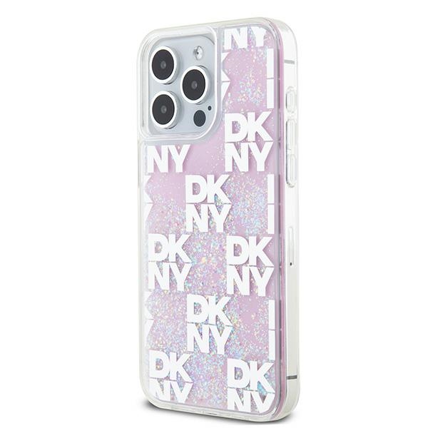 DKNY nakadka biaa HC liquid glitters w checkered pattern Apple iPhone 15 Pro Max / 2