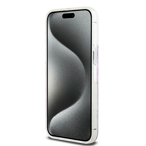DKNY nakadka biaa HC liquid glitters w checkered pattern Apple iPhone 15 Pro Max / 5