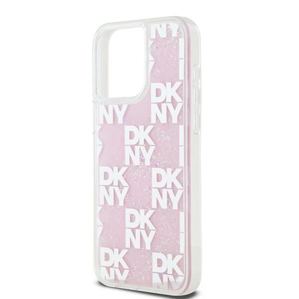 DKNY nakadka biaa HC liquid glitters w checkered pattern Apple iPhone 15 Pro Max / 6