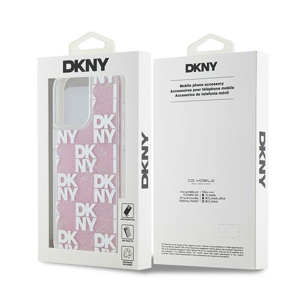 DKNY nakadka biaa HC liquid glitters w checkered pattern Apple iPhone 15 Pro Max / 8