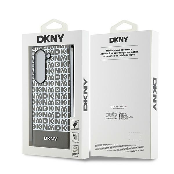 DKNY nakadka brzowa Repeat Pattern Bottom Stripe Samsung Galaxy Z Fold 6 / 7