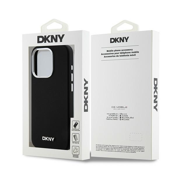 DKNY nakadka czarny Apple iPhone 15 Pro / 8