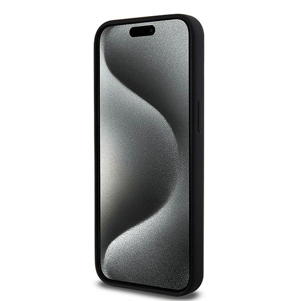 DKNY nakadka czarny Apple iPhone 15 Pro Max / 5