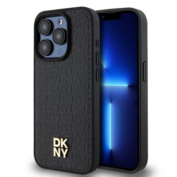 DKNY nakadka czarny Apple iPhone 15 Pro