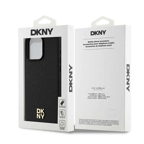 DKNY nakadka czarny Apple iPhone 15 Pro Max / 8