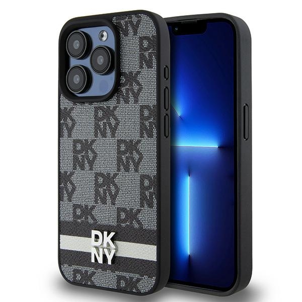 DKNY nakadka czarny Apple iPhone 15 Pro