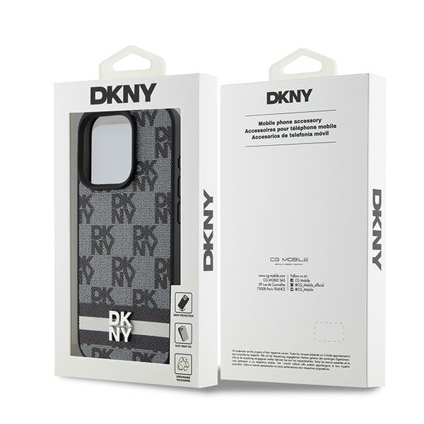 DKNY nakadka czarny Apple iPhone 15 Pro / 8