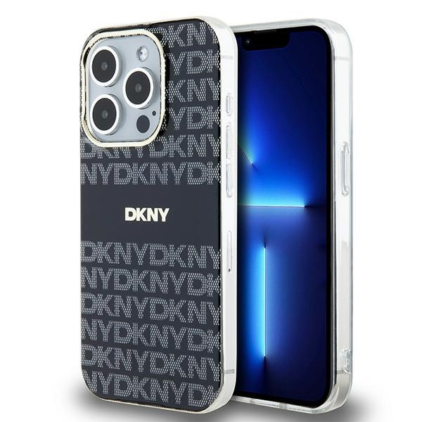 DKNY nakadka czarny Apple iPhone 15 Pro