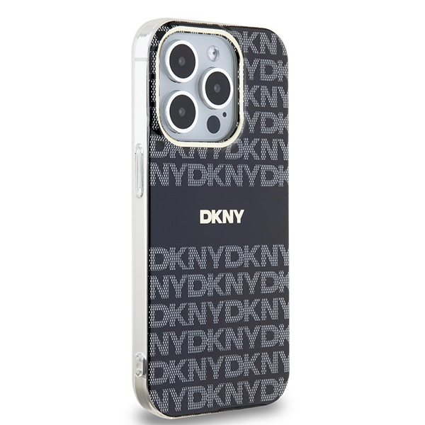 DKNY nakadka czarny Apple iPhone 15 Pro / 4