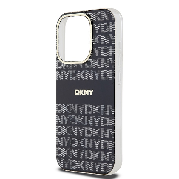 DKNY nakadka czarny Apple iPhone 15 Pro / 6