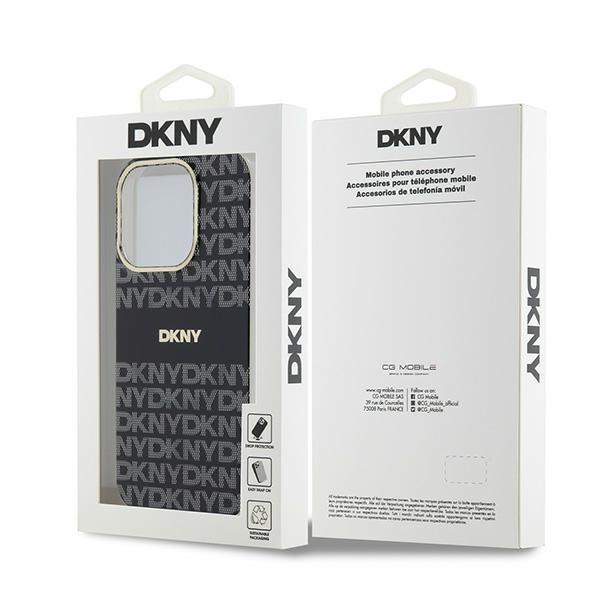 DKNY nakadka czarny Apple iPhone 15 Pro / 8