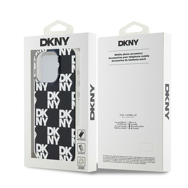 DKNY nakadka czarny Apple iPhone 15 Pro / 8