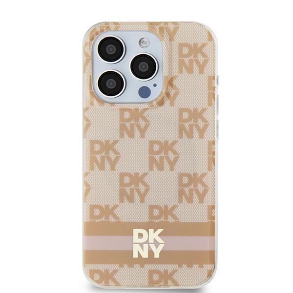 DKNY nakadka rowa HC Magsafe pc tpu checkered pattern w printed stripes Apple iPhone 15