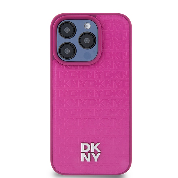 DKNY nakadka rowa HC Magsafe pu repeat pattern w stack logo Apple iPhone 15 Pro / 3