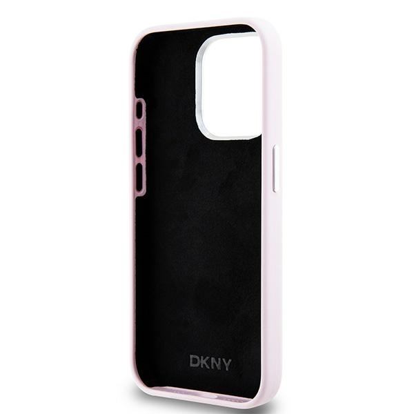 DKNY nakadka rowa HC Magsafe silicone w horizontal metal logo Apple iPhone 15 Pro / 7