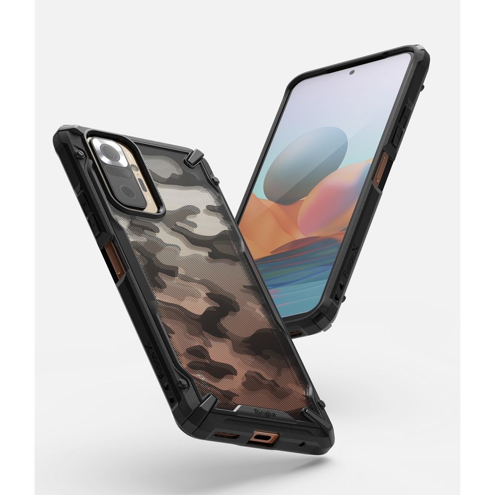 etui Ringke Fusion X Camo czarne Xiaomi Redmi Note 10 Pro / 4