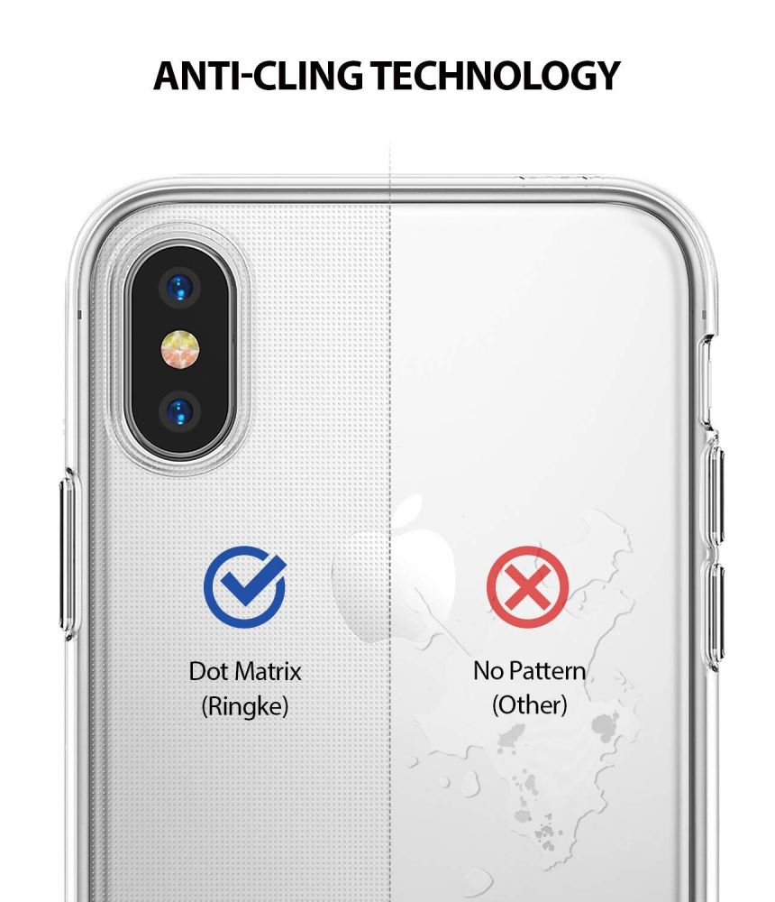 etui silikonowe Ringke Air Przeroczyste Apple iPhone X / 6