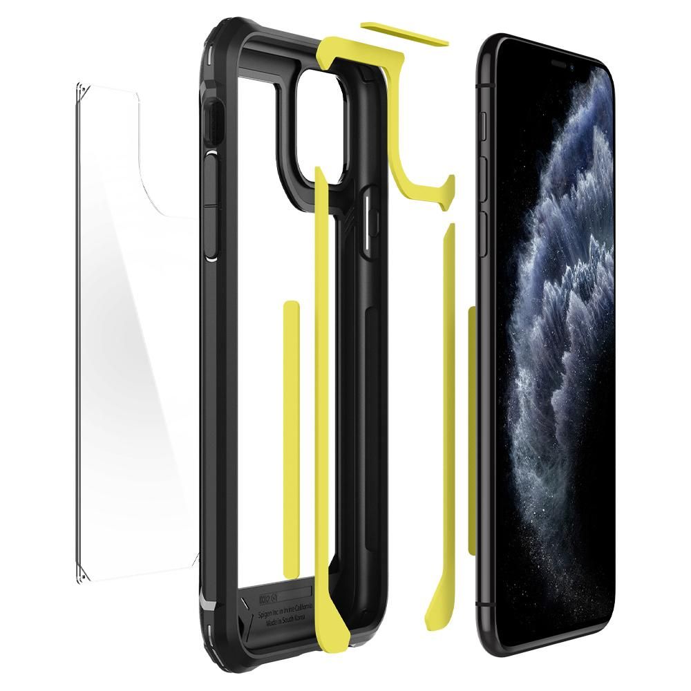 etui Spigen Gauntlet Carbon Czarne Apple iPhone 11 Pro Max / 4