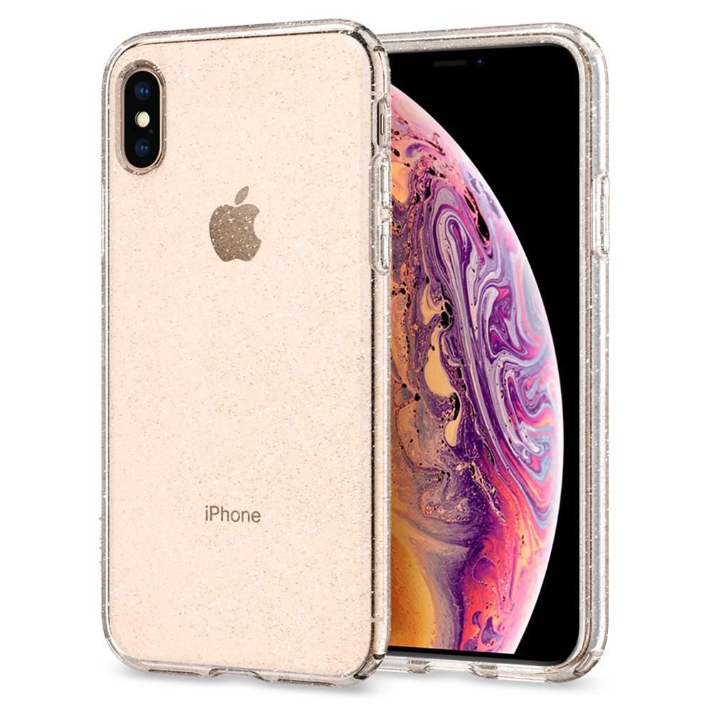 etui Spigen Liquid Glitter Przeroczyste Apple iPhone XS Max