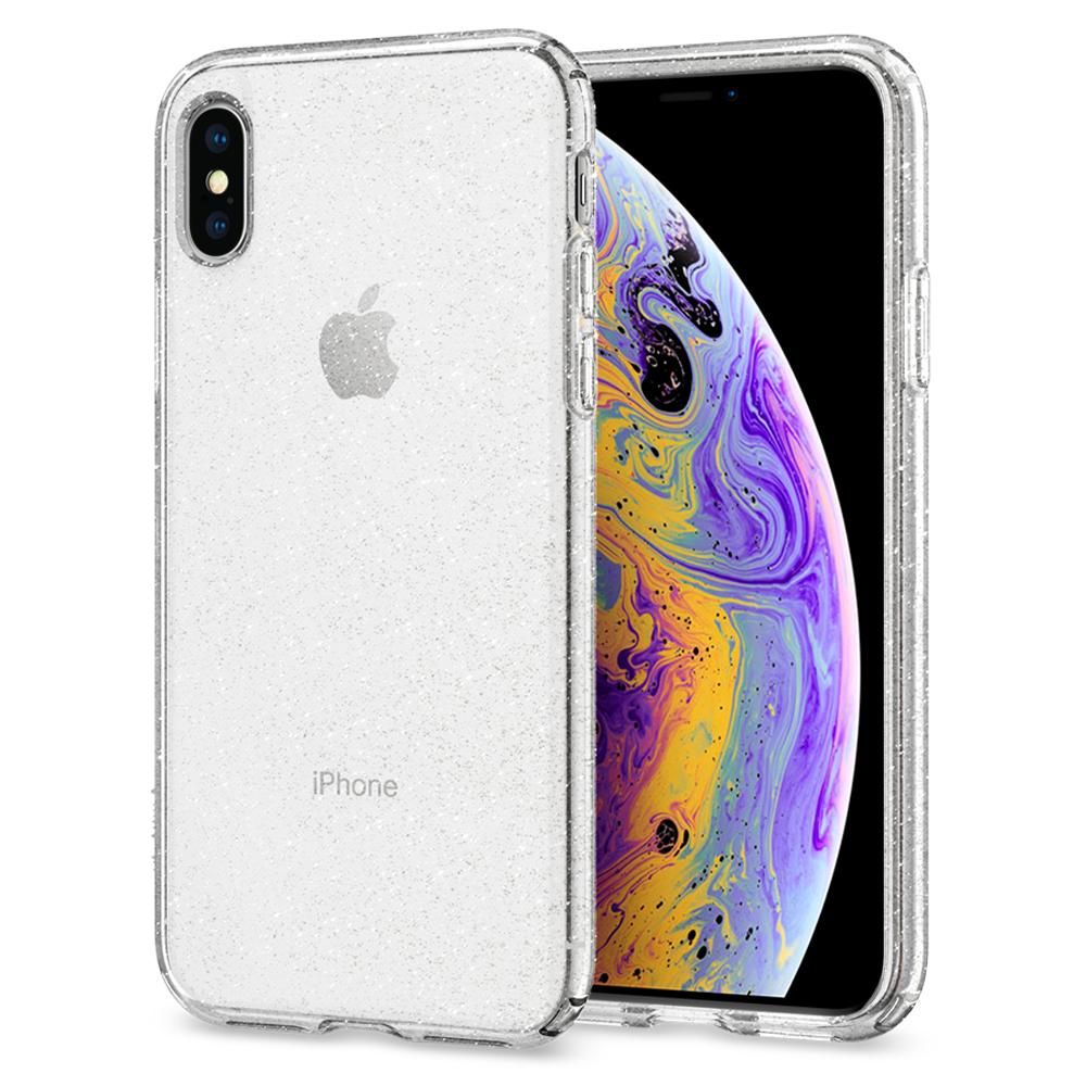 etui Spigen Liquid Glitter Przeroczyste Apple iPhone XS Max / 7