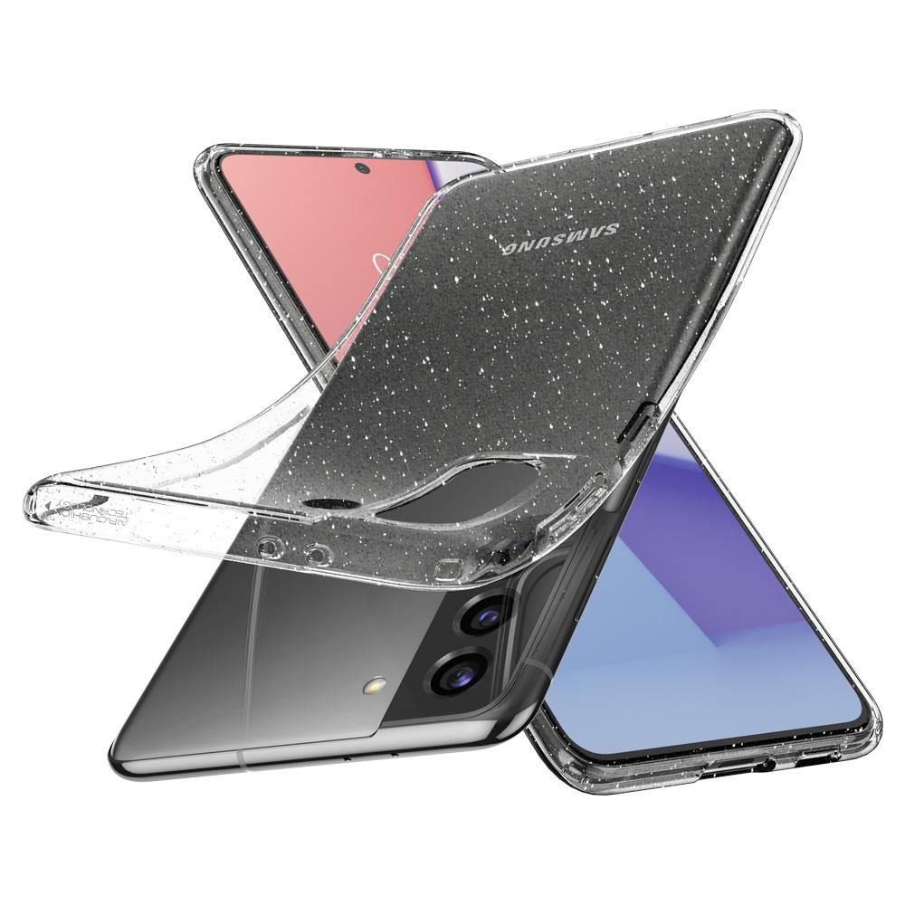 etui Spigen Liquid Glitter przeroczyste Samsung s21 Plus / 6