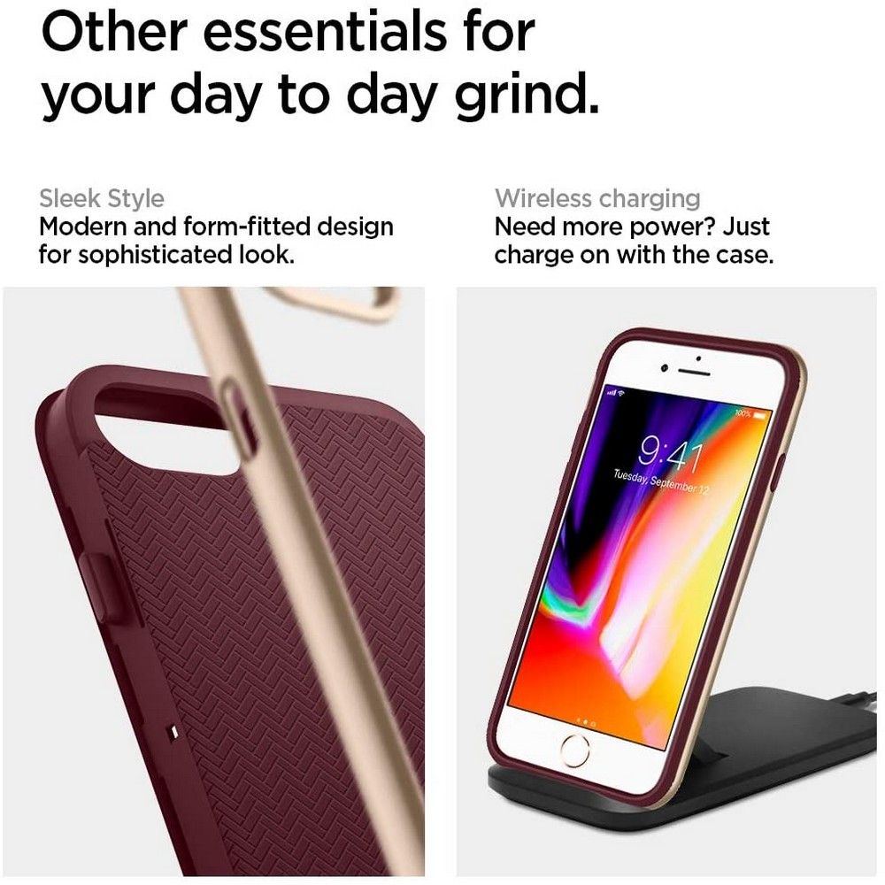 etui Spigen Neo Hybrid Burgundy Apple iPhone 7 / 4