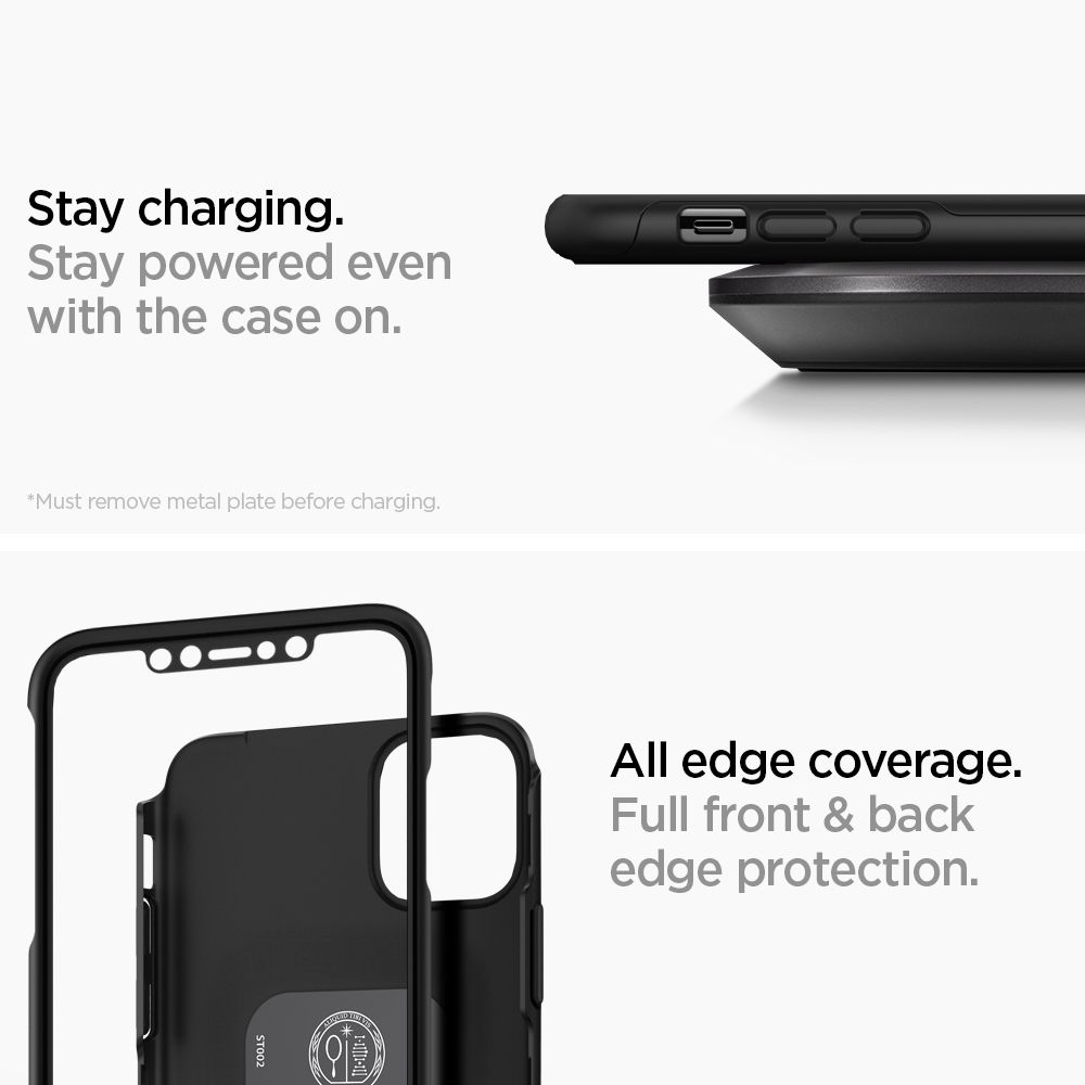 etui Spigen Thin Fit Classic Czarne Apple iPhone 11 Pro / 12