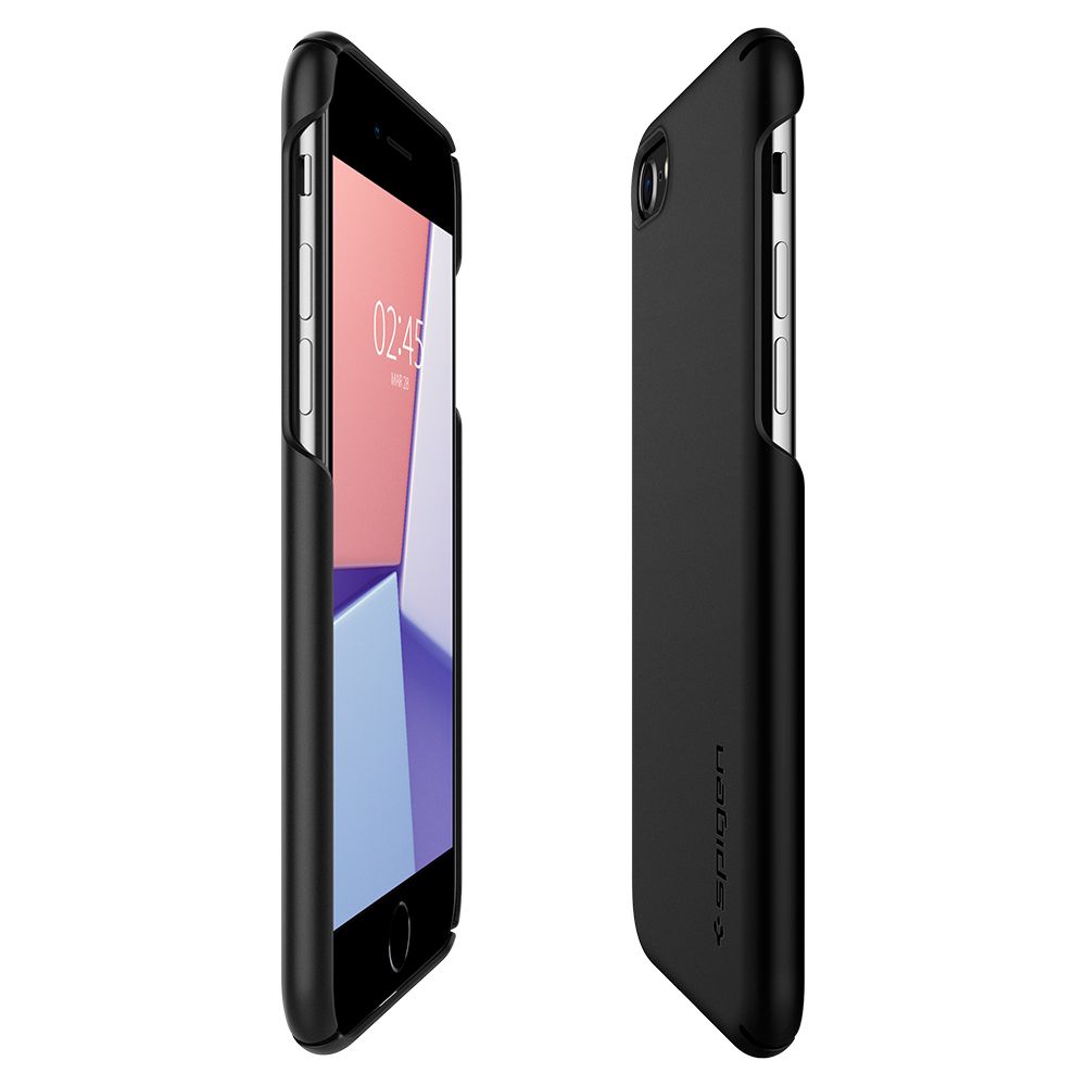 etui Spigen Thin Fit Czarne Apple iPhone 7 / 7