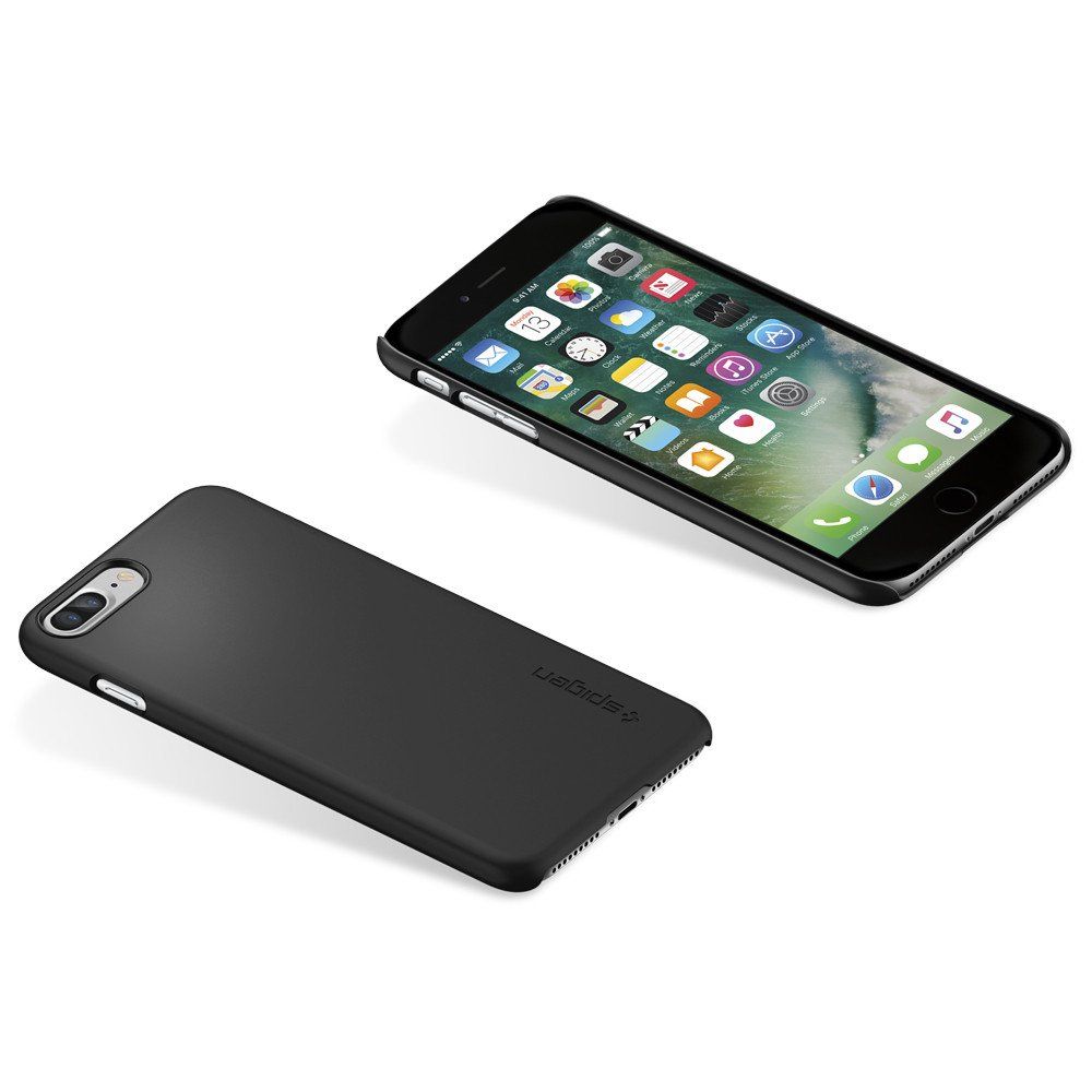 etui Spigen Thin Fit Czarne Apple iPhone 7 Plus / 9