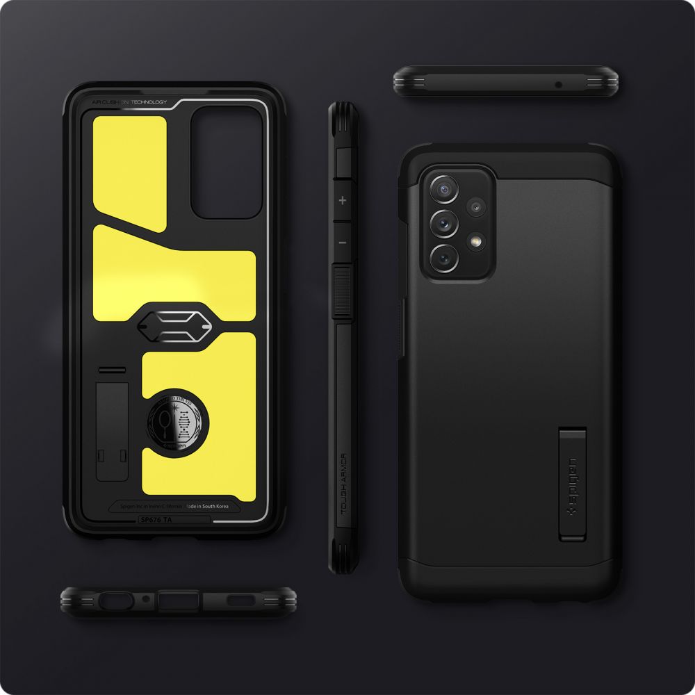 etui Spigen Tough Armor czarne Samsung A72 / 8