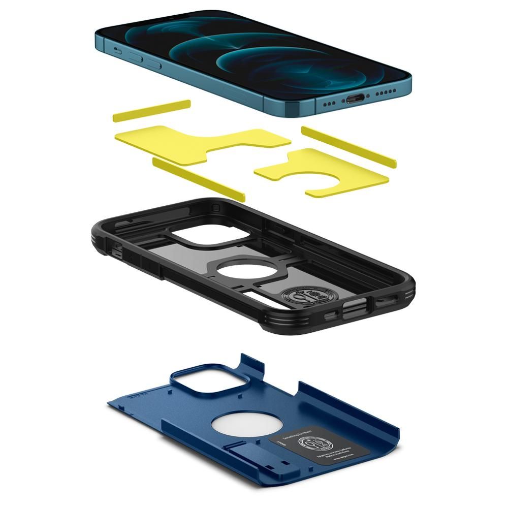 etui Spigen Tough Armor granatowe Apple iPhone 12 / 6