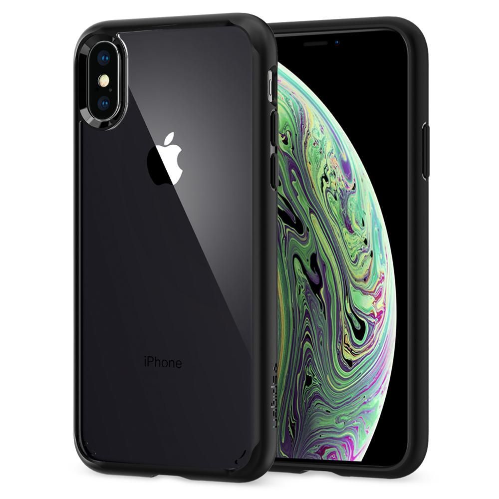 etui Spigen Ultra Hybrid Czarne Apple iPhone XS Max