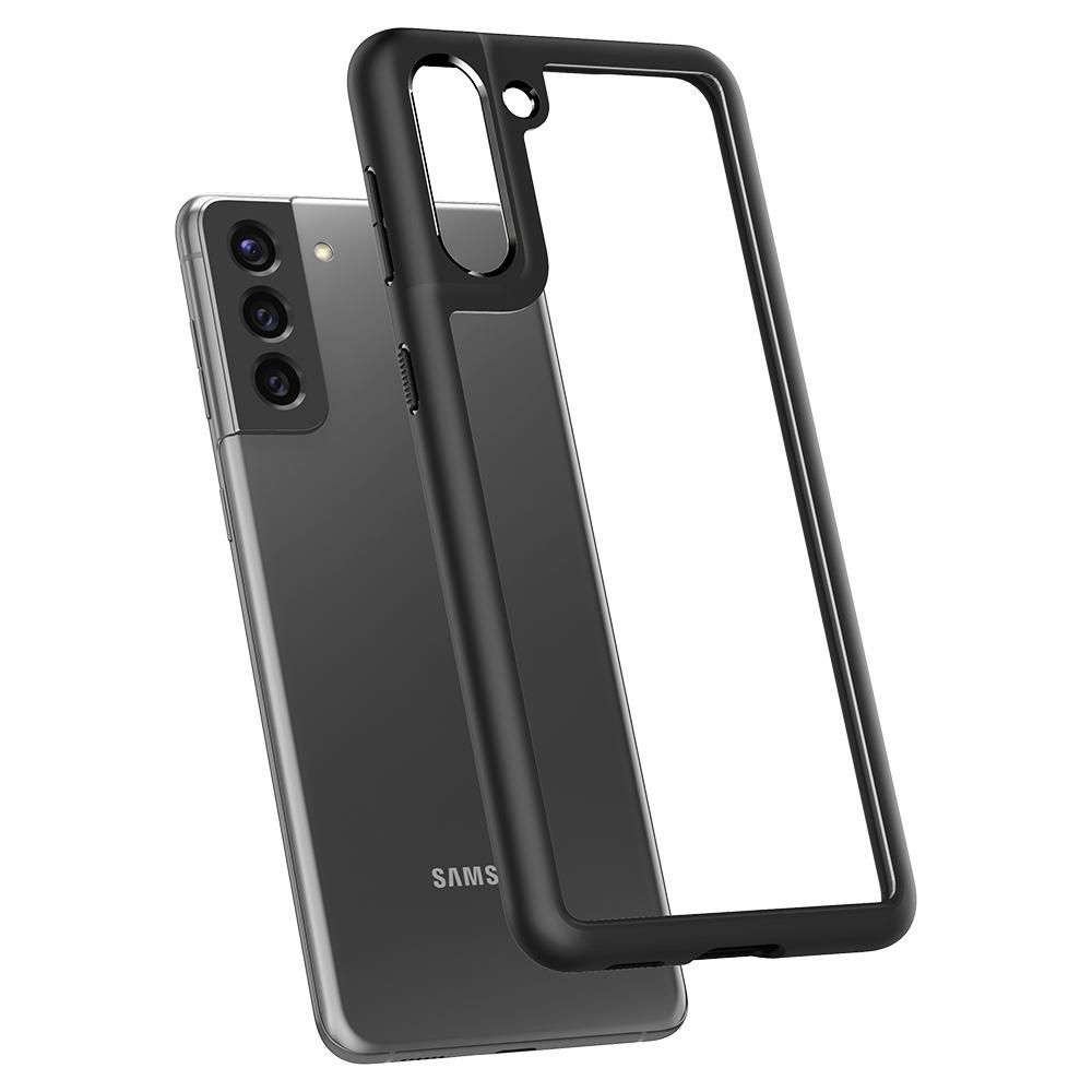 etui Spigen Ultra Hybrid Czarne Samsung s21 Plus / 6