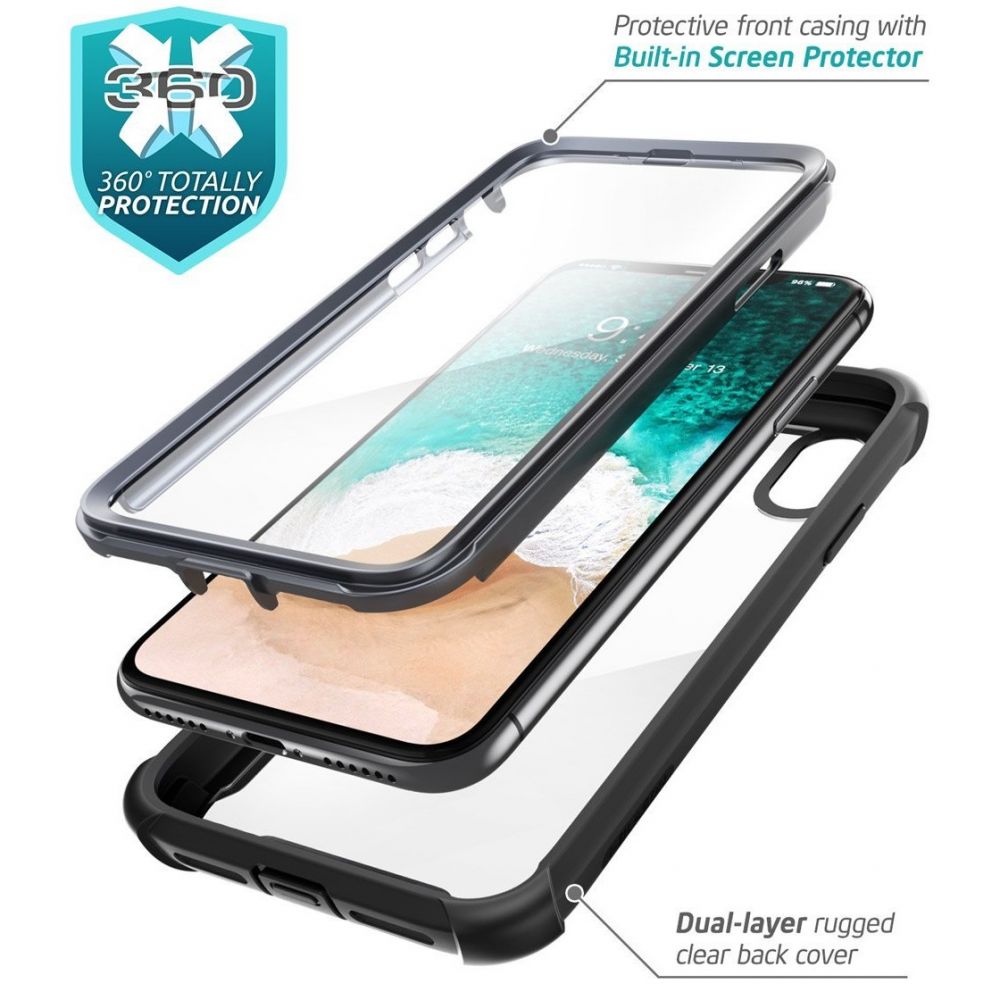 etui Supcase IBLSN Ares Czarne Apple iPhone X / 7