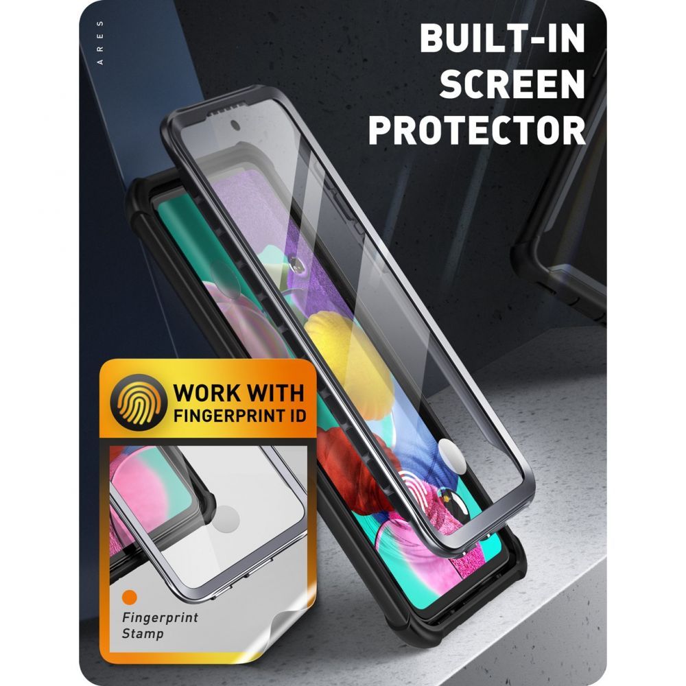 etui Supcase IBLSN Ares czarne Samsung A52 5G / 4